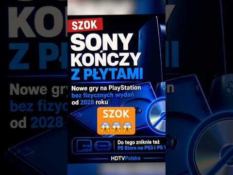 Sony KOŃCZY erę fizycznych wydań GIER! Nowa era na rynku, koszmar graczy #gry #sony