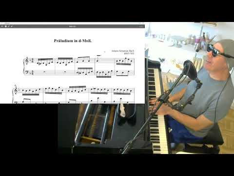 Reading Bach BWV 934, 935, 936, 937, 938, 939, 949, 941, 942, 943 Fifth Time Through