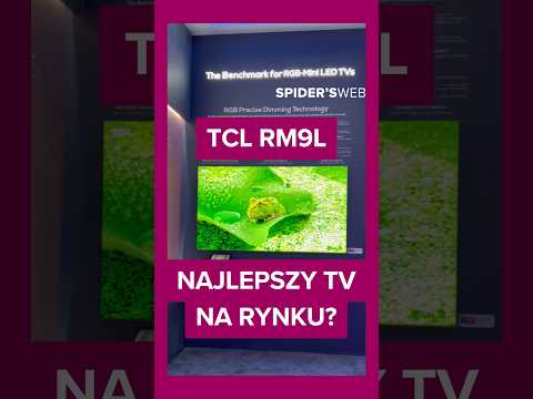 Prawdziwa ŚCIANA KINOWA w salonie! 🤯🎬 Nowy TCL RM9L z technologią RGB-Mini LED!