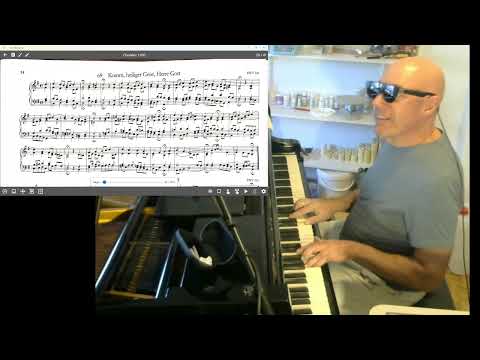 Reading Bach BWV 825 Sixth Time Through