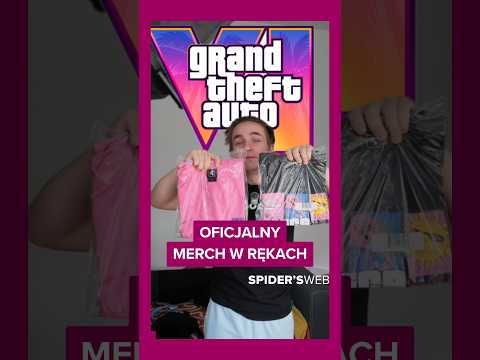 OFICJALNY MERCH GTA VI JUŻ U MNIE 📦 Pokazuję koszulki jako jeden z pierwszych 🌴