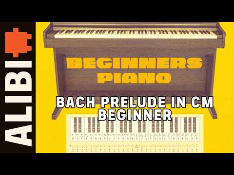 Bach Prelude in Cm Beginner | Playful Piano & Quirky Kids Classical!